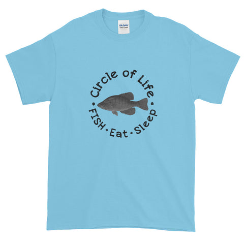 Crappie Fishing Circle Life T-Shirt S-5XL