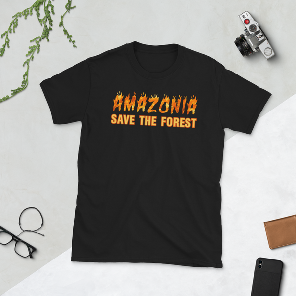Pray Amazonia Wildfires Save Rainforest T-Shirt S-3XL