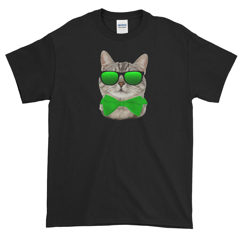 St Patricks Day Irish Cool Cat Short-Sleeve T-Shirt
