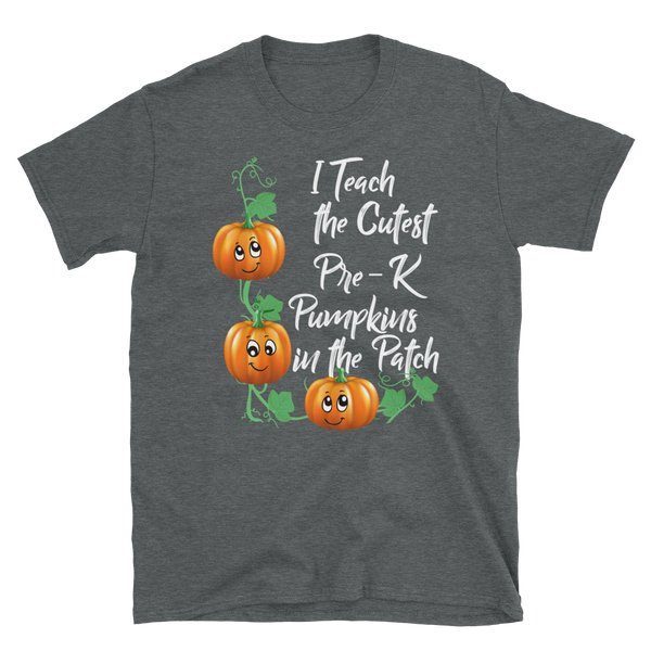 Halloween Pre-K Teacher Cutest Pumpkins Patch T-Shirt S-3XL