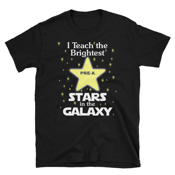 Back To School Pre-K Teacher Brightest Stars T-Shirt S-3XL