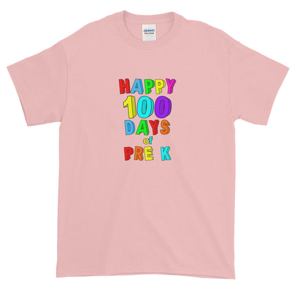 Happy 100 Days of School Pre-K Short-Sleeve T-Shirt