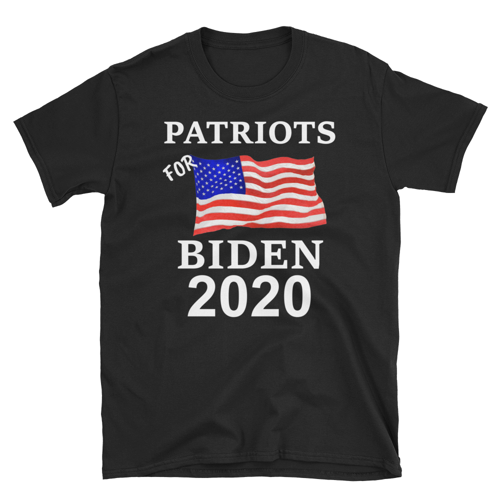 Joe Biden 2020 President Patriots Flag T-Shirt S-3XL