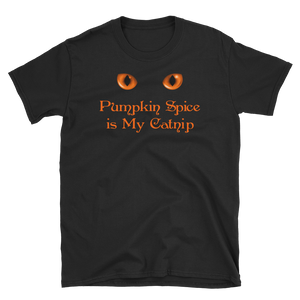 Halloween Trick Treat Pumpkin Spice Catnip T-Shirt S-3XL