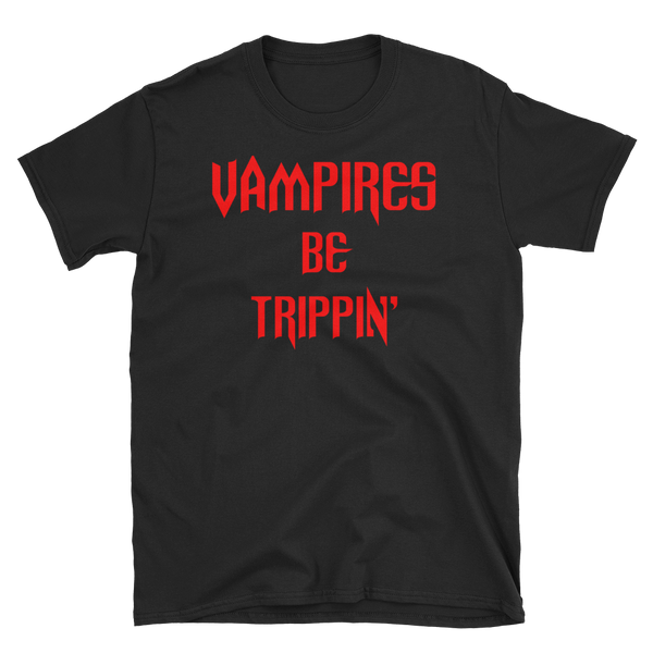 Halloween Trick Treat Vampires Tripping T-Shirt S-3XL