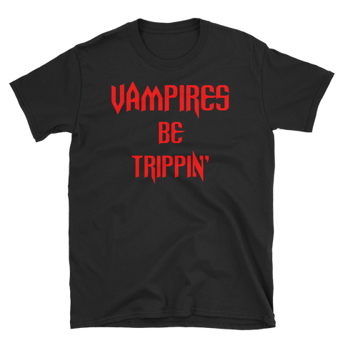 Halloween Trick Treat Vampires Tripping T-Shirt S-3XL