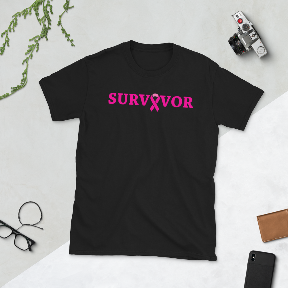 Breast Cancer Awareness Survivor T-Shirt S-3XL