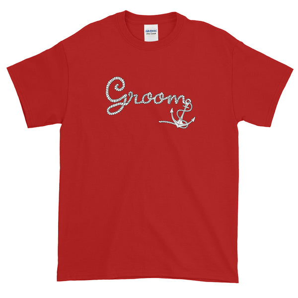 Groom Bachelor Party Beach Wedding Anchor T-Shirt S-5XL