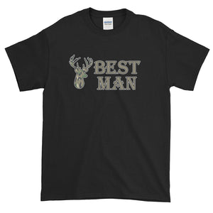 Best Man Bachelor Party Country Wedding Buck Camouflage T-Shirt S-5XL