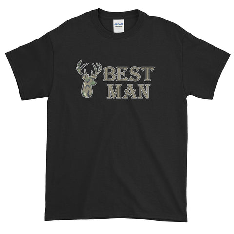 Best Man Bachelor Party Country Wedding Buck Camouflage T-Shirt S-5XL