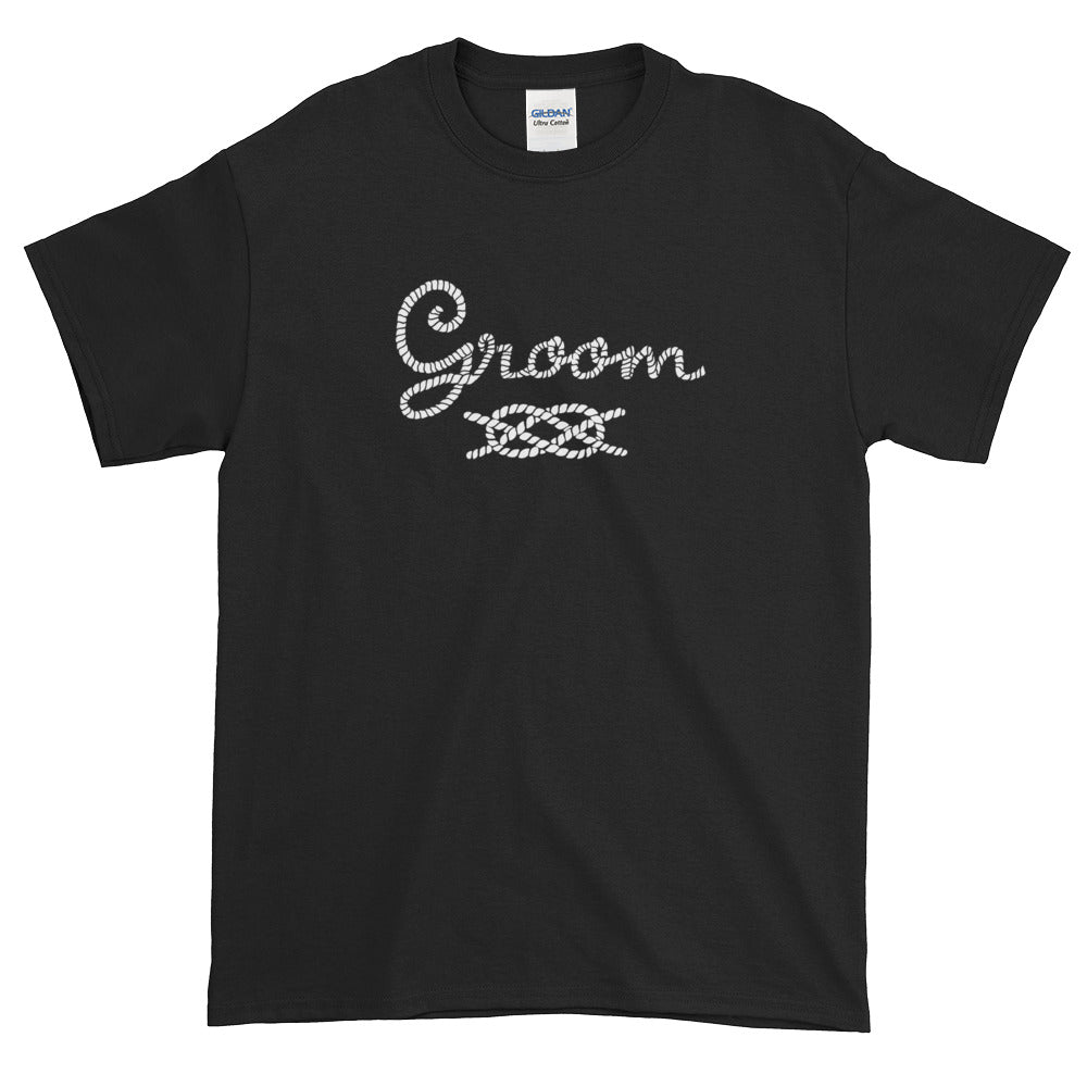 Groom Bachelor Party Beach Wedding Knot T-Shirt S-5XL
