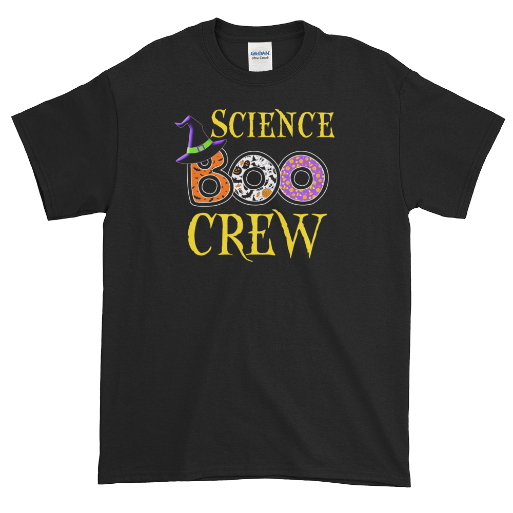 Halloween Teacher Science Boo Crew T-Shirt S-5XL
