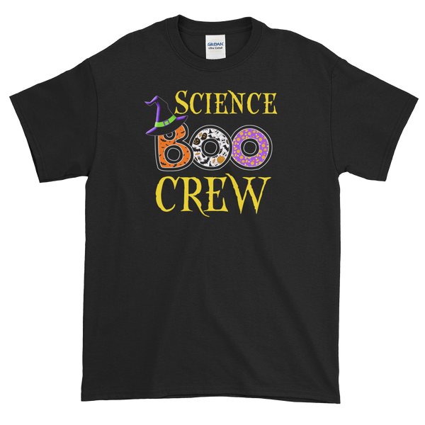 Halloween Teacher Science Boo Crew T-Shirt S-5XL