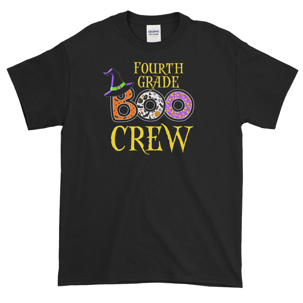 Halloween Teacher Fourth Grade Boo Crew T-Shirt S-5XL