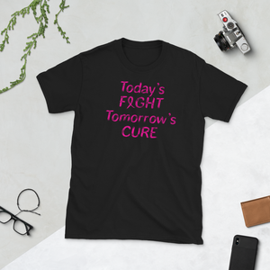 Breast Cancer Awareness Survivor Tomorrow's Cure T-Shirt S-3XL