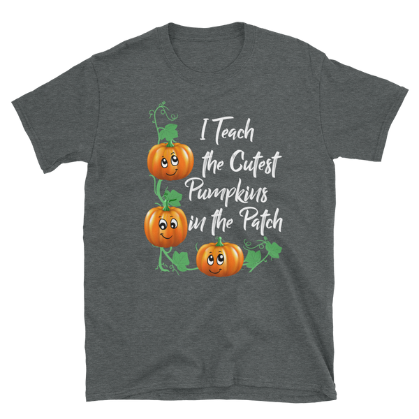 Halloween Teacher Cutest Pumpkins Patch T-Shirt S-3XL