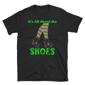 Halloween Trick Treat Witch Shoes T-Shirt S-3XL