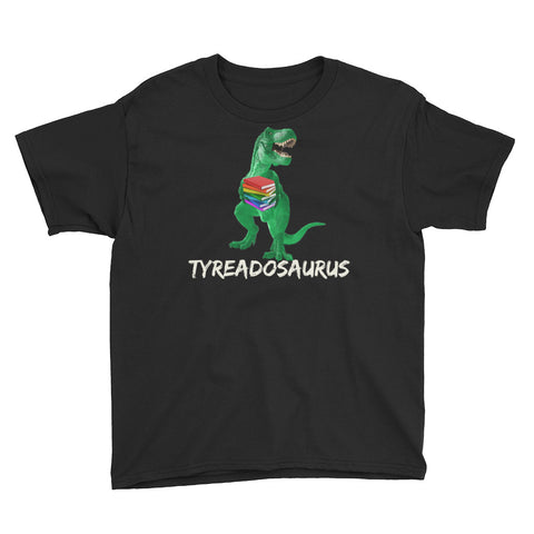 Back To School Read Dinosaur Tyreadasaurus T-Shirt Youth XS-XL