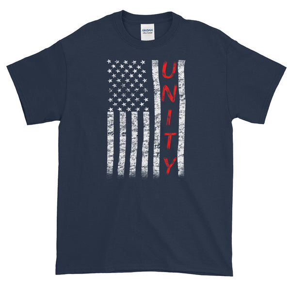 Fourth Of July American Flag Unity T-Shirt S-5XL