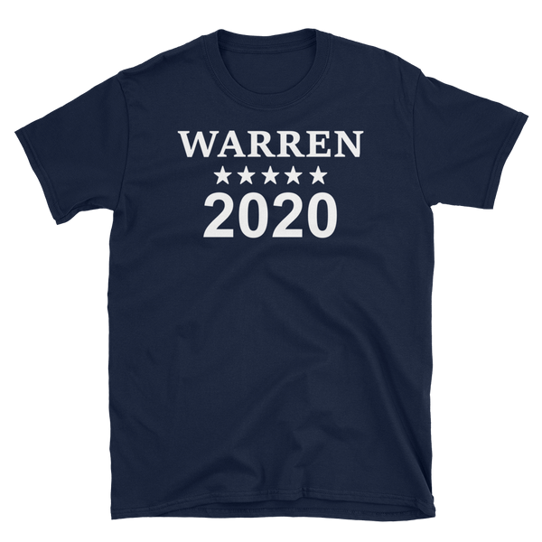 Elizabeth Warren 2020 President Stars T-Shirt S-3XL