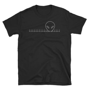 UFO Heartbeat Alien T-Shirt S-3XL