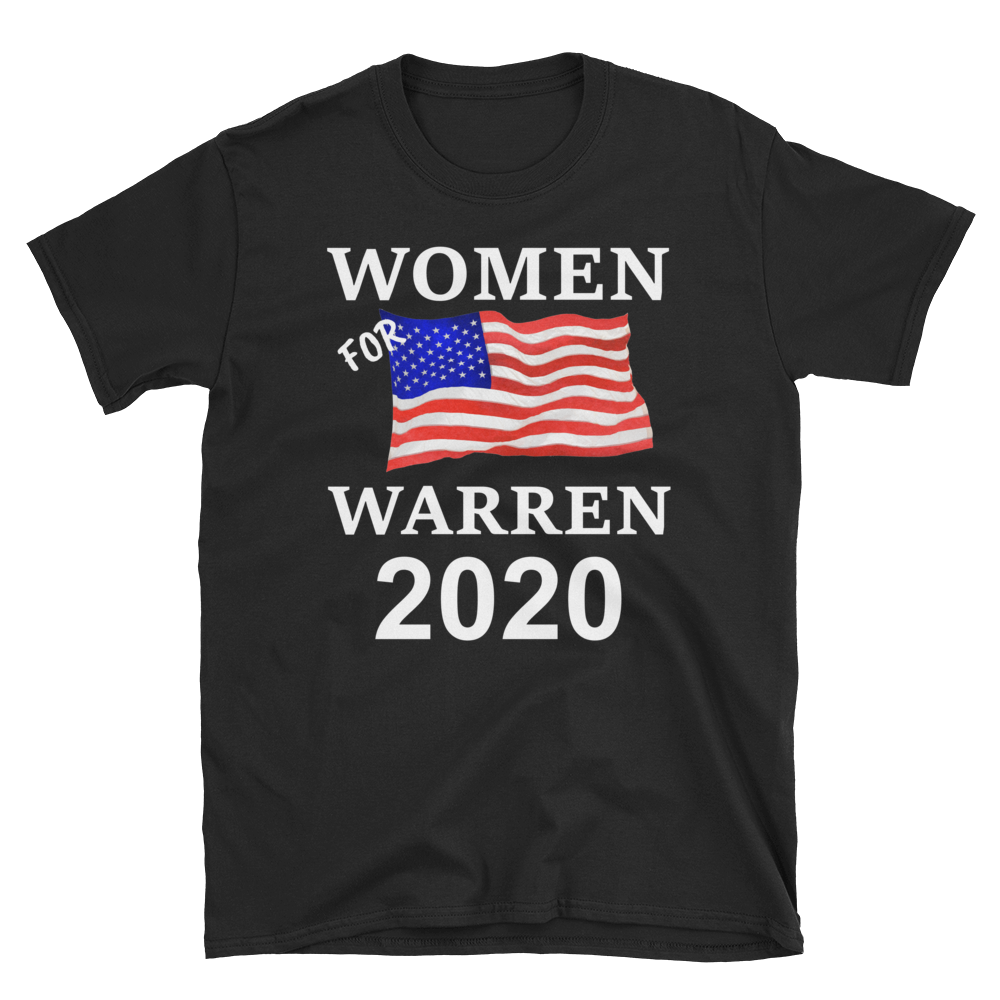 Elizabeth Warren 2020 President Women Flag T-Shirt S-3XL