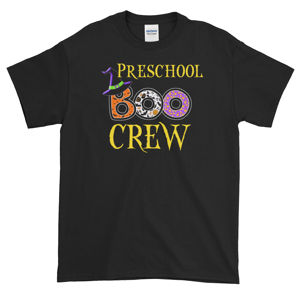 Halloween Teacher Preschool Boo Crew T-Shirt S-5XL