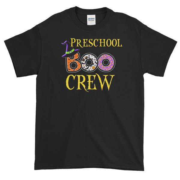 Halloween Teacher Preschool Boo Crew T-Shirt S-5XL