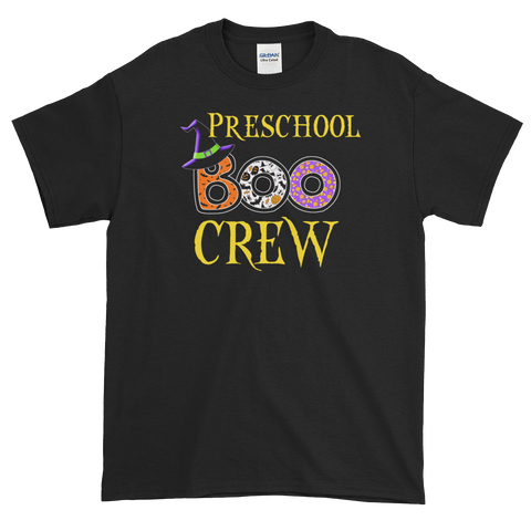 Halloween Teacher Preschool Boo Crew T-Shirt S-5XL