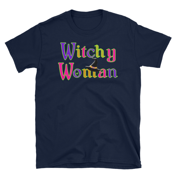 Halloween Trick Treat Witchy Woman T-Shirt S-3XL