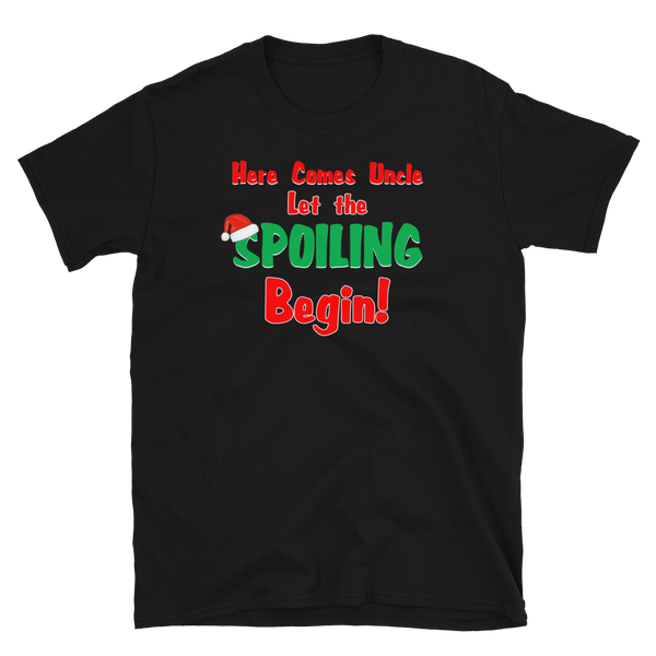 Christmas Spoiling Uncle T-Shirt S-3XL