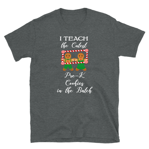 Christmas Pre-K Teacher Teach Cookies T-Shirt S-3XL