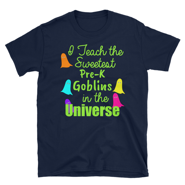 Halloween Pre-K Teacher Sweetest Goblins T-Shirt S-3XL