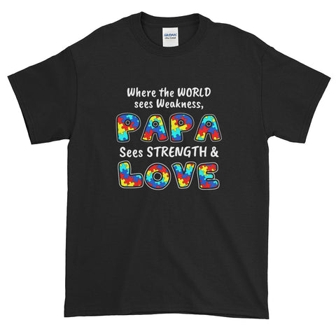 Autism Awareness Papa Strength