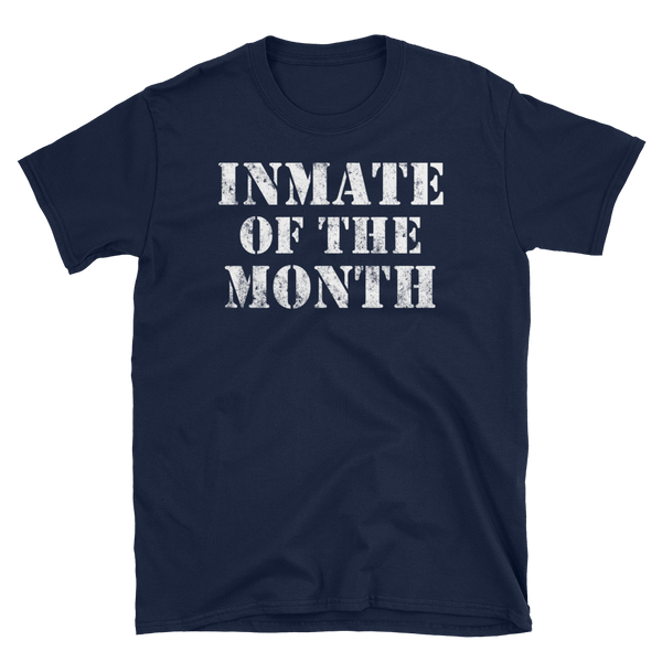 Halloween Trick Treat Inmate of the Month T-Shirt S-3XL