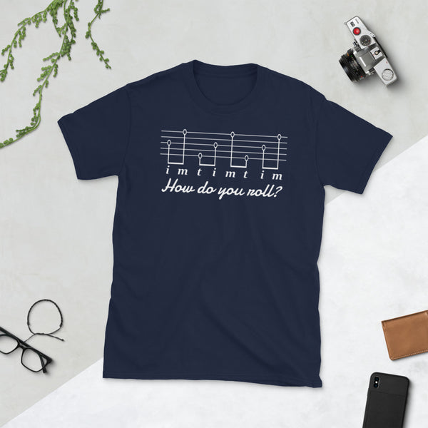 Banjo Bluegrass Players How Roll T-Shirt S-3XL