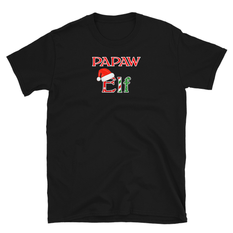 Christmas Elf Papaw T-Shirt S-3XL