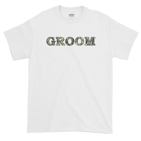 Groom Bachelor Party Country Wedding Camouflage T-Shirt S-5XL