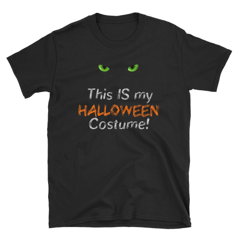 Halloween Trick Treat Cat Witch Hat Even T-Shirt S-3XL