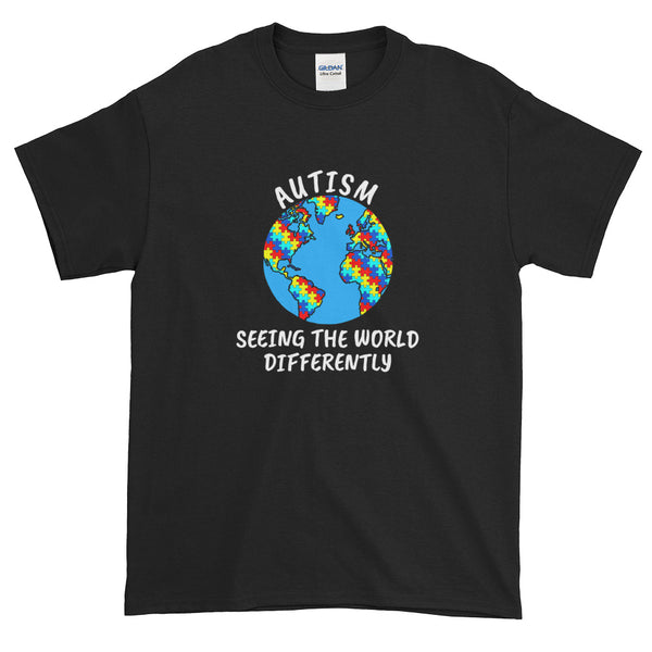Autism Awareness Seeing World Differently Short-Sleeve T-Shirt
