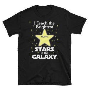 Back To School Music Teacher Brightest Stars T-Shirt S-3XL
