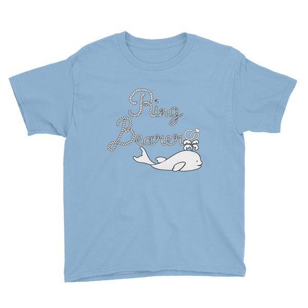 Ring Bearer Beach Wedding Whale T-Shirt XS-XL