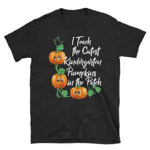 Halloween  Kindergarten Teacher Cutest Pumpkins Patch T-Shirt S-3XL