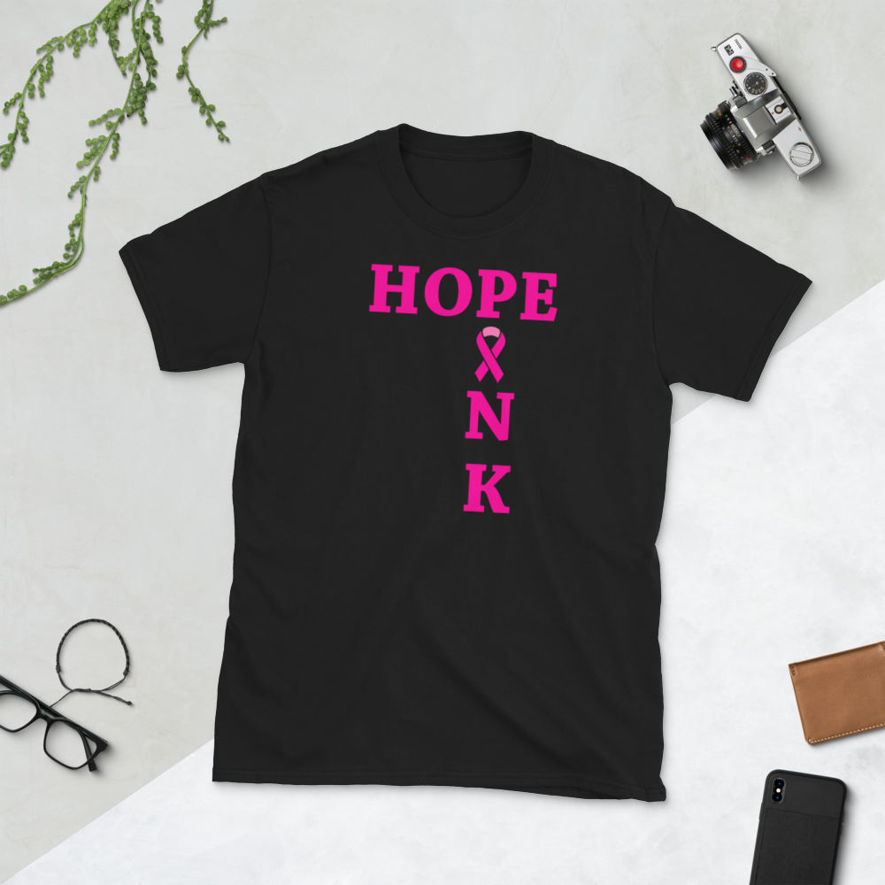 Breast Cancer Awareness Survivor Hope Pink T-Shirt S-3XL