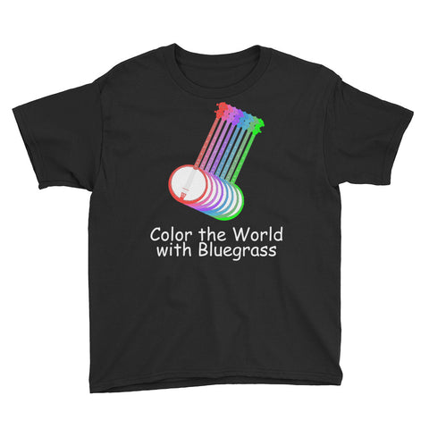 Banjo Players Bluegrass Color T-Shirt Youth XS-XL