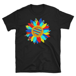 Autism Awareness Sunflower  T-Shirt S-3XL