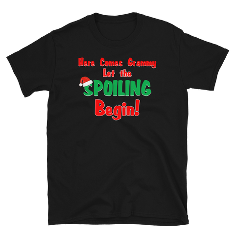 Christmas Spoiling Grammy T-Shirt S-3XL