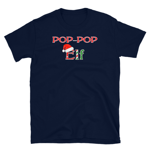 Christmas Elf Pop-Pop T-Shirt S-3XL