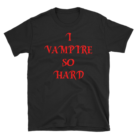 Halloween Trick Treat Vampire Hard T-Shirt S-3XL