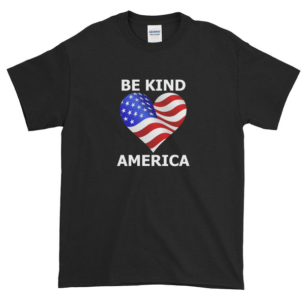 Fourth Of July American Flag Be Kind T-Shirt S-5XL
